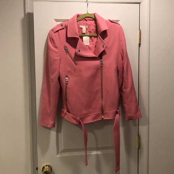 H&M Jackets & Blazers - Pink Moto jacket